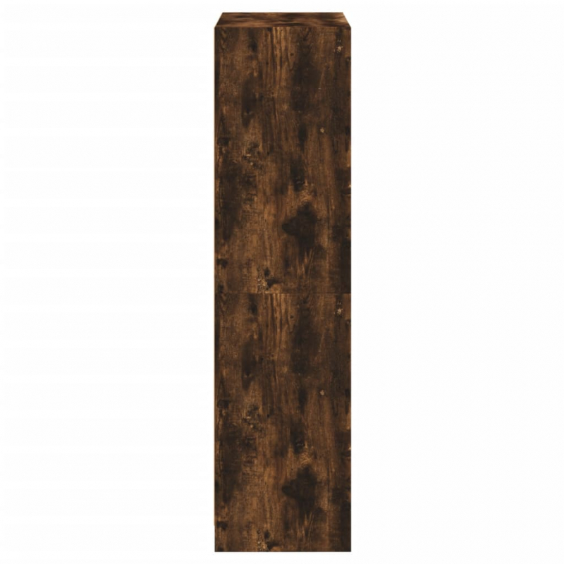 Highboard mit Türen Räuchereiche 68x37x142 cm Holzwerkstoff