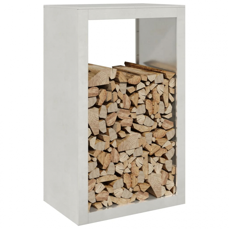 Brennholzregal 60x40x100 cm Edelstahl