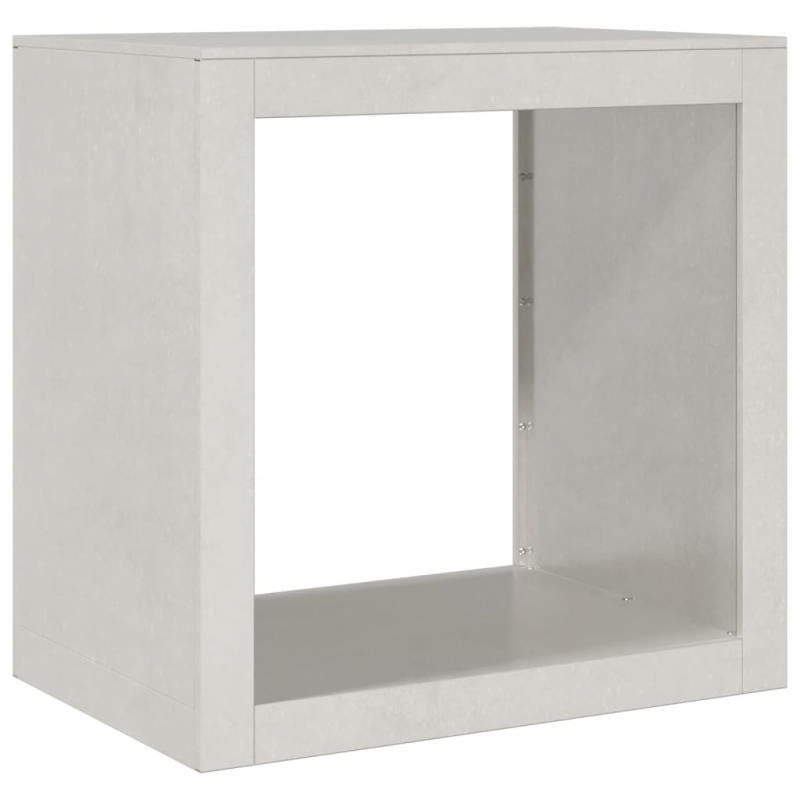 Brennholzregal 60x40x60 cm Edelstahl