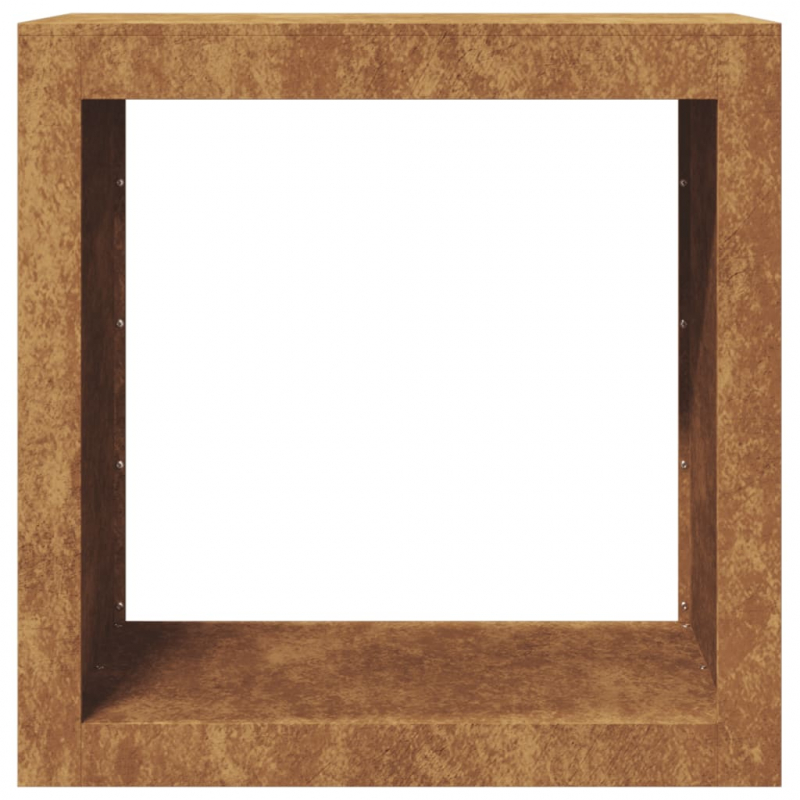 Brennholzregal 60x40x60 cm Wetterfester Stahl
