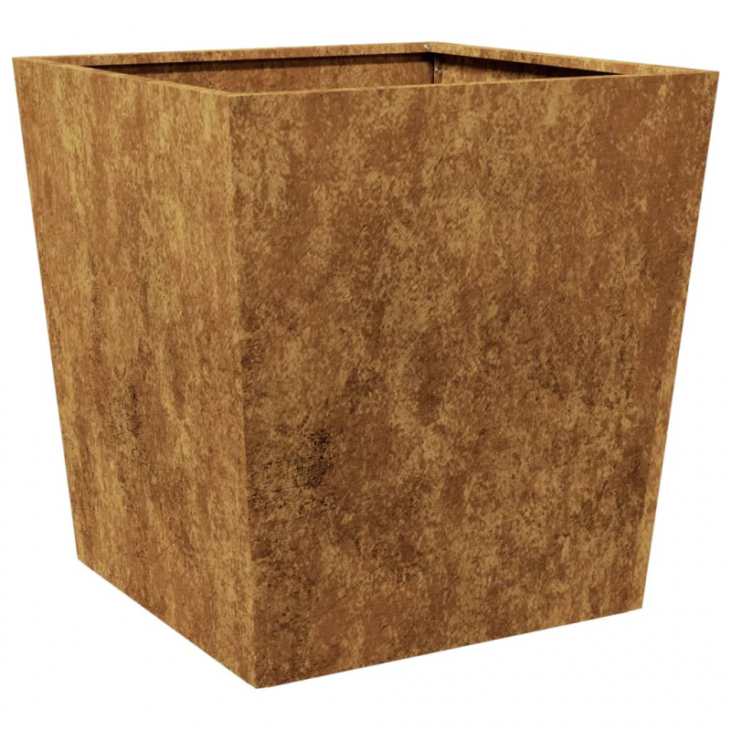 Pflanzkübel 2 Stk. 50x50x50 cm Wetterfester Stahl