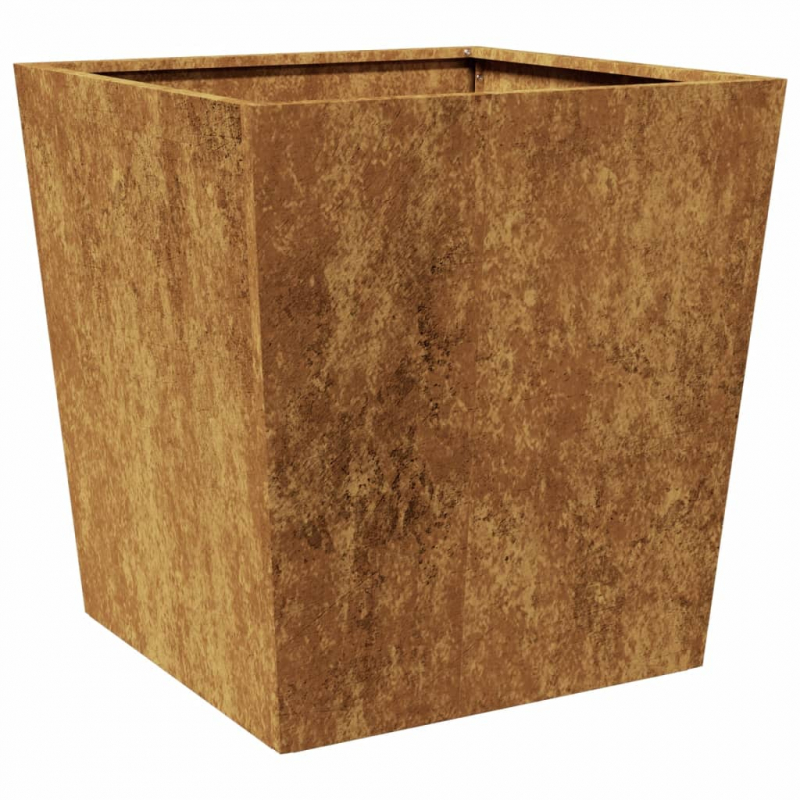 Pflanzkübel 2 Stk. 50x50x50 cm Wetterfester Stahl