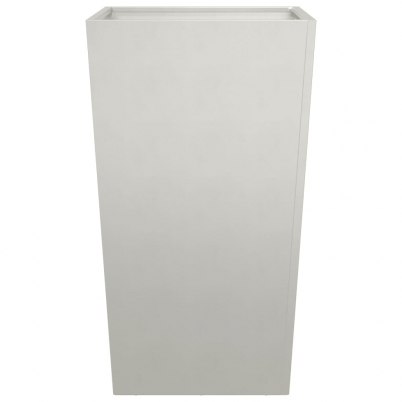 Pflanzkübel 2 Stk. 45x45x75 cm Edelstahl