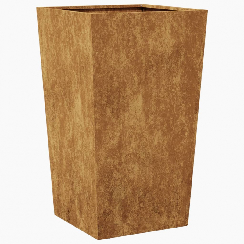 Pflanzkübel 45x45x75 cm Wetterfester Stahl