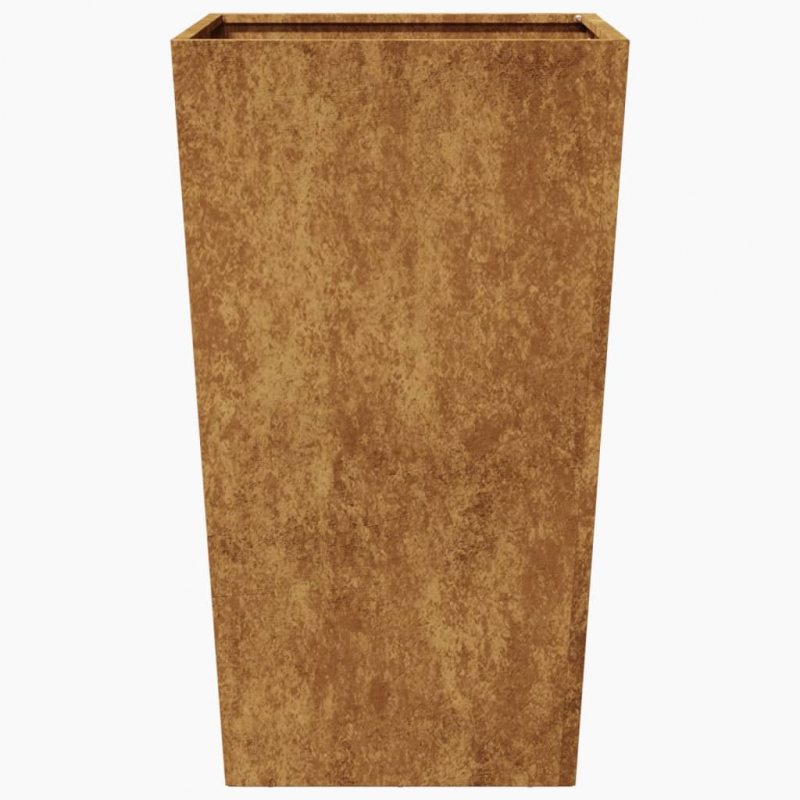 Pflanzkübel 2 Stk. 45x45x75 cm Wetterfester Stahl