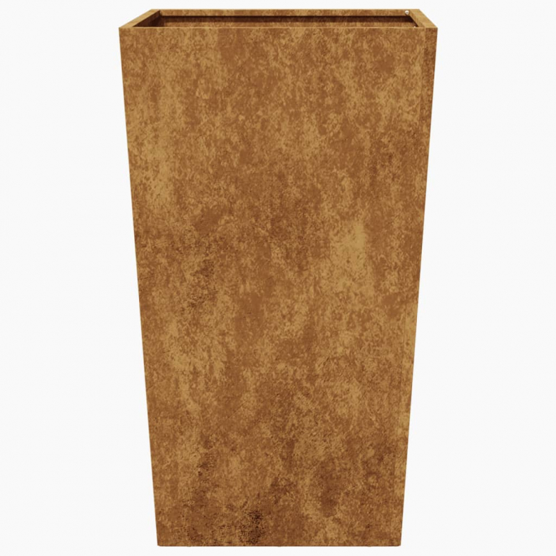 Pflanzkübel 2 Stk. 45x45x75 cm Wetterfester Stahl