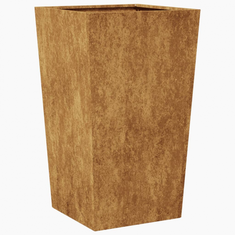 Pflanzkübel 2 Stk. 45x45x75 cm Wetterfester Stahl