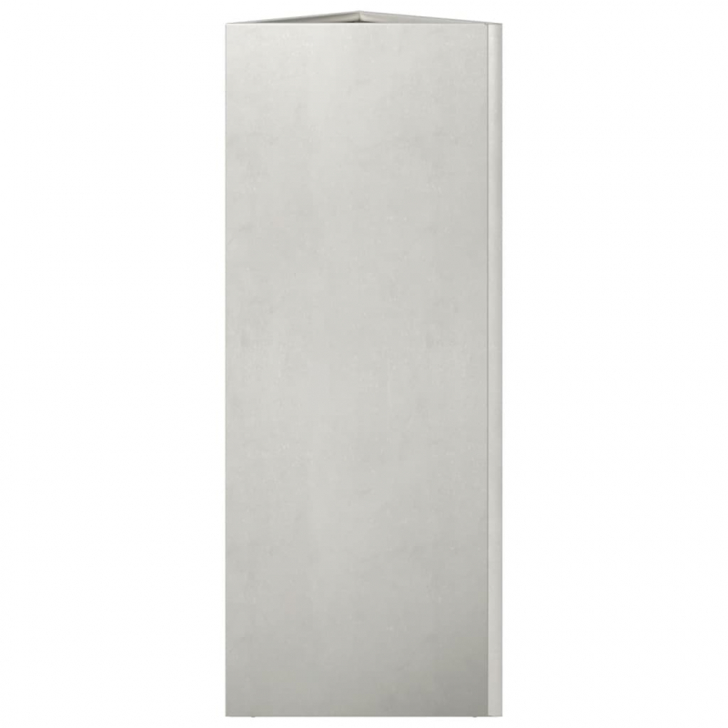 Pflanzkübel Dreieckig 30x26x75 cm Edelstahl