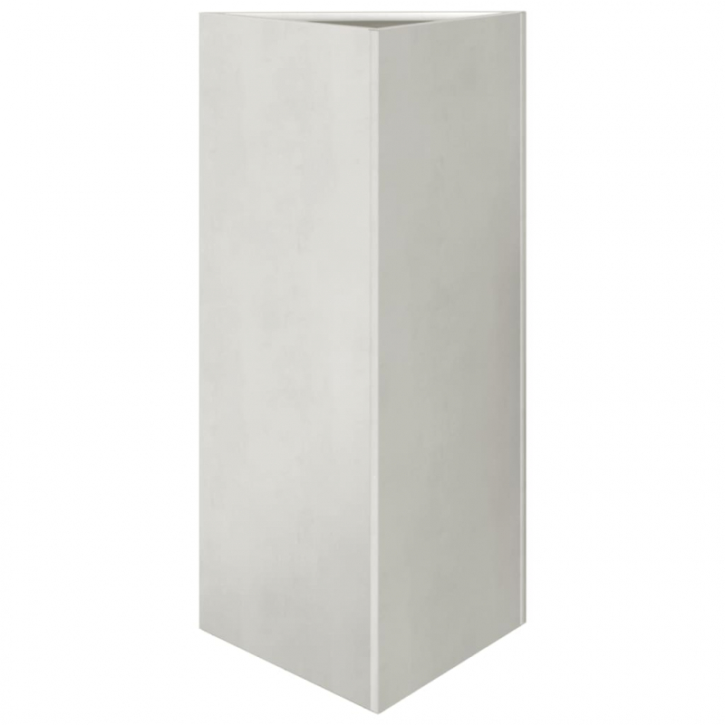 Pflanzkübel 2 Stk. Dreieckig 40x40x75 cm Edelstahl