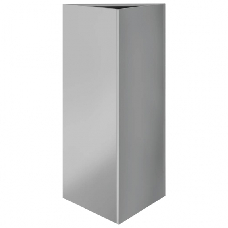 Pflanzkübel Dreieckig 40x40x75 cm Verzinkter Stahl