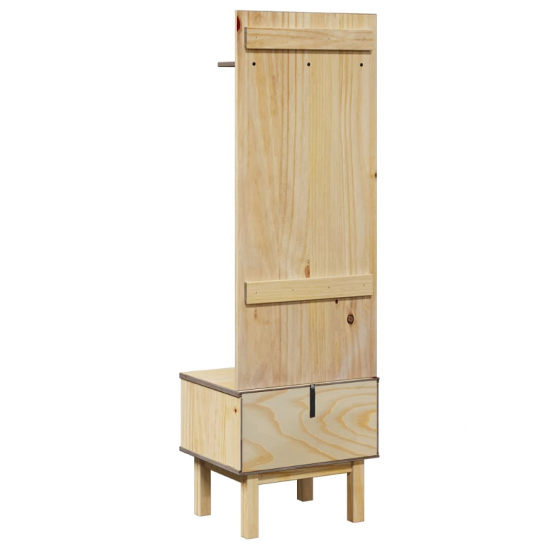 Flurgarderobe OTTA 50x40x160 cm Massivholz Kiefer