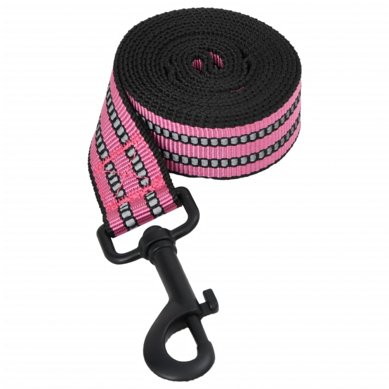 Hundegeschirr mit Leine & Halsband Verstellbar Rosa M