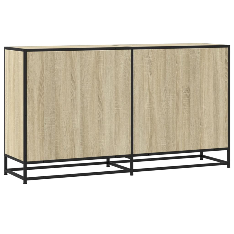 Sideboard Sonoma-Eiche 134x35x76 cm Holzwerkstoff