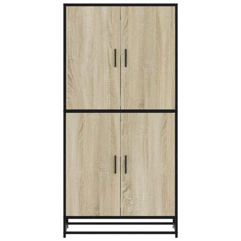 Highboard Sonoma-Eiche 68x35x139 cm Holzwerkstoff