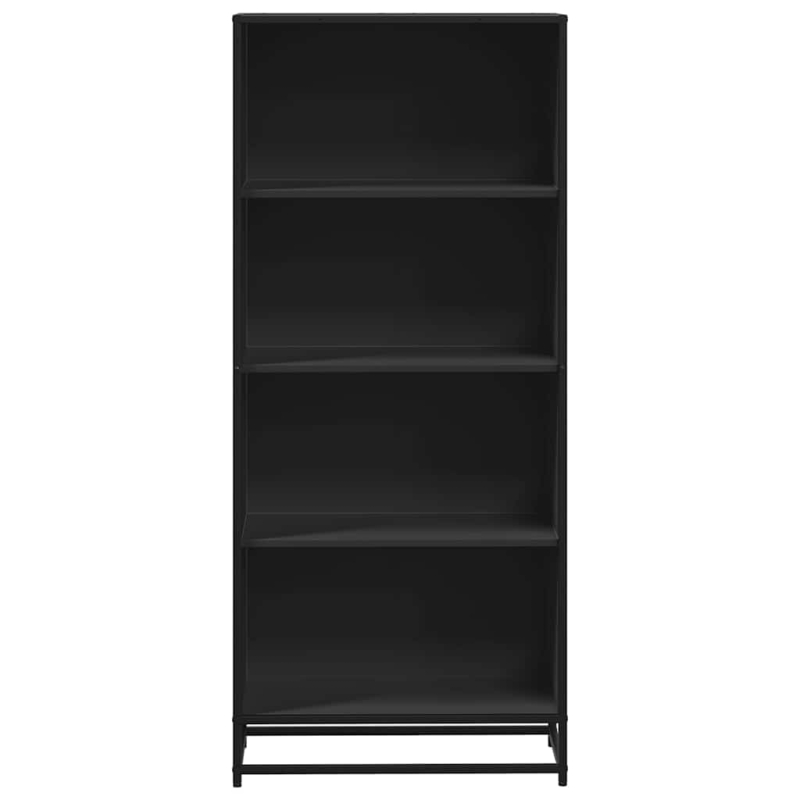Bücherregal Schwarz 60x35x139 cm Holzwerkstoff