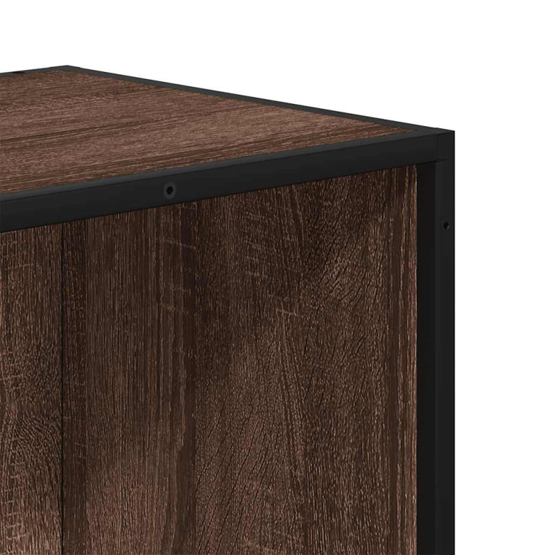 Bücherregal Braun Eichen-Optik 60x35x139 cm Holzwerkstoff