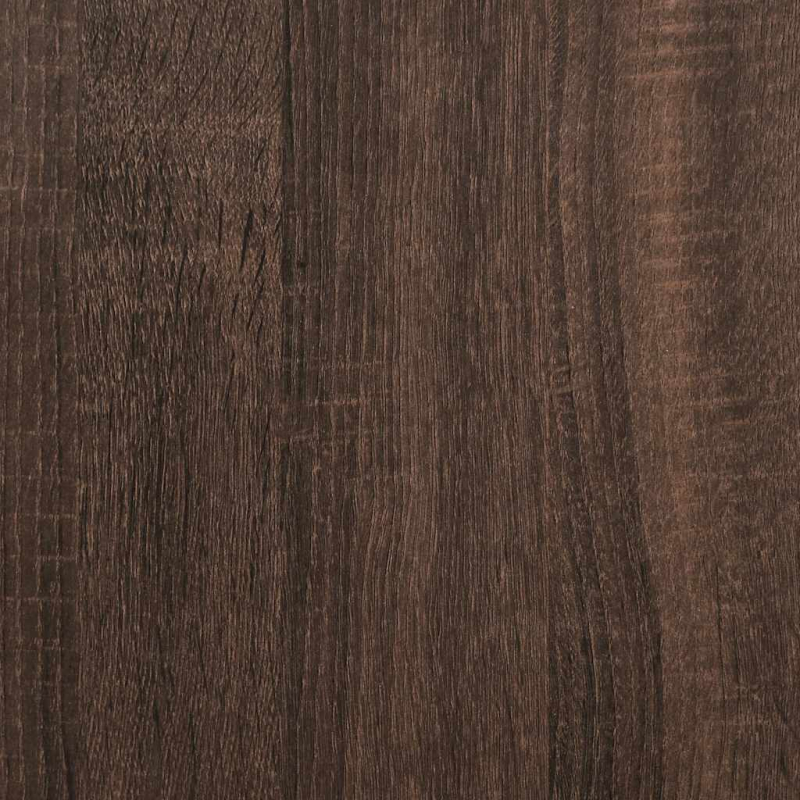 Bücherregal Braun Eichen-Optik 60x35x139 cm Holzwerkstoff