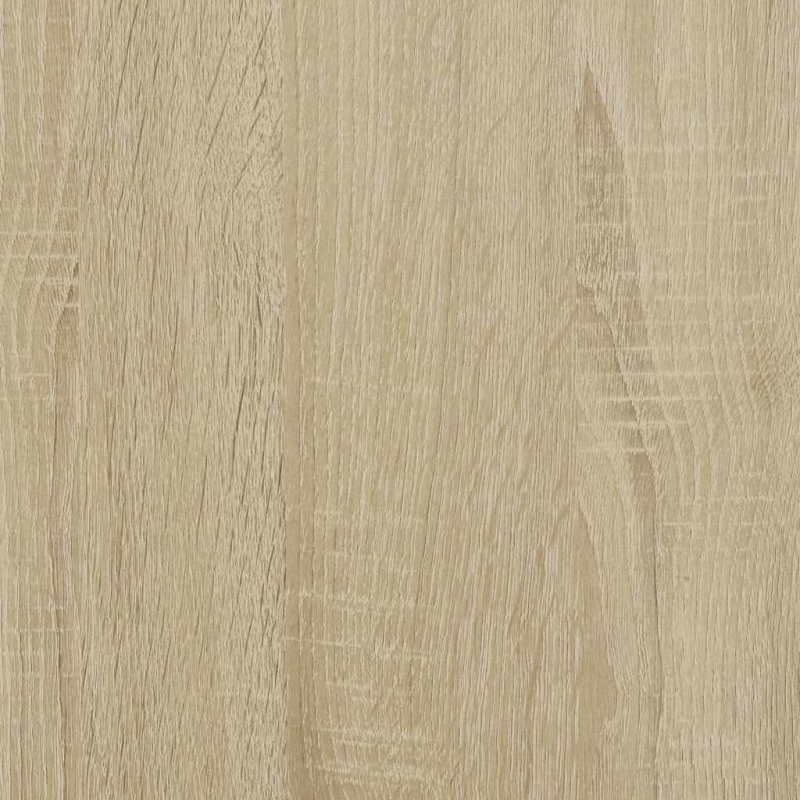 Bücherregal Sonoma-Eiche 97,5x33x107,5 Holzwerkstoff und Metall