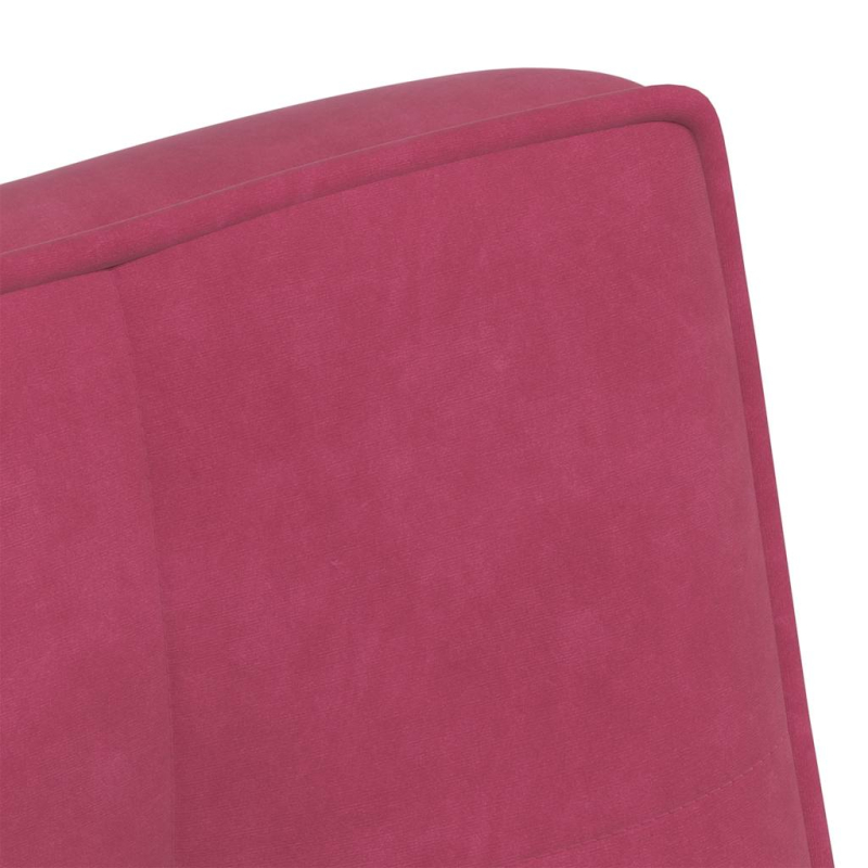 Sitzbank Weinrot 110x74x84 cm Samt