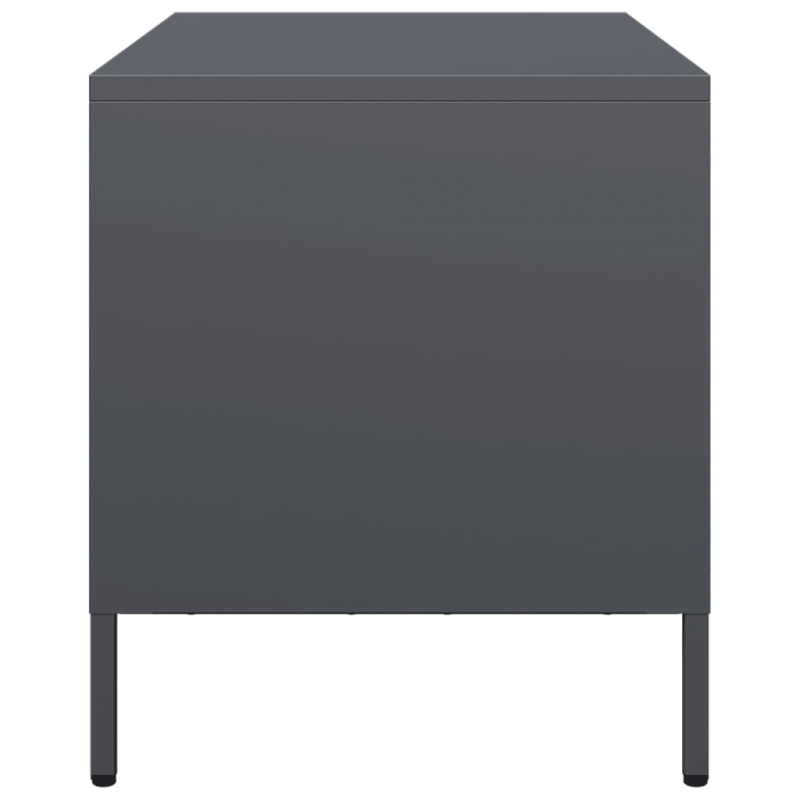 TV-Schrank Anthrazit 68x39x43,5 cm Kaltgewalzter Stahl