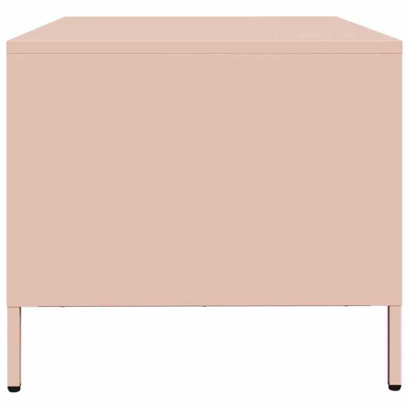 TV-Schrank Rosa 68x50x43,5 cm Kaltgewalzter Stahl