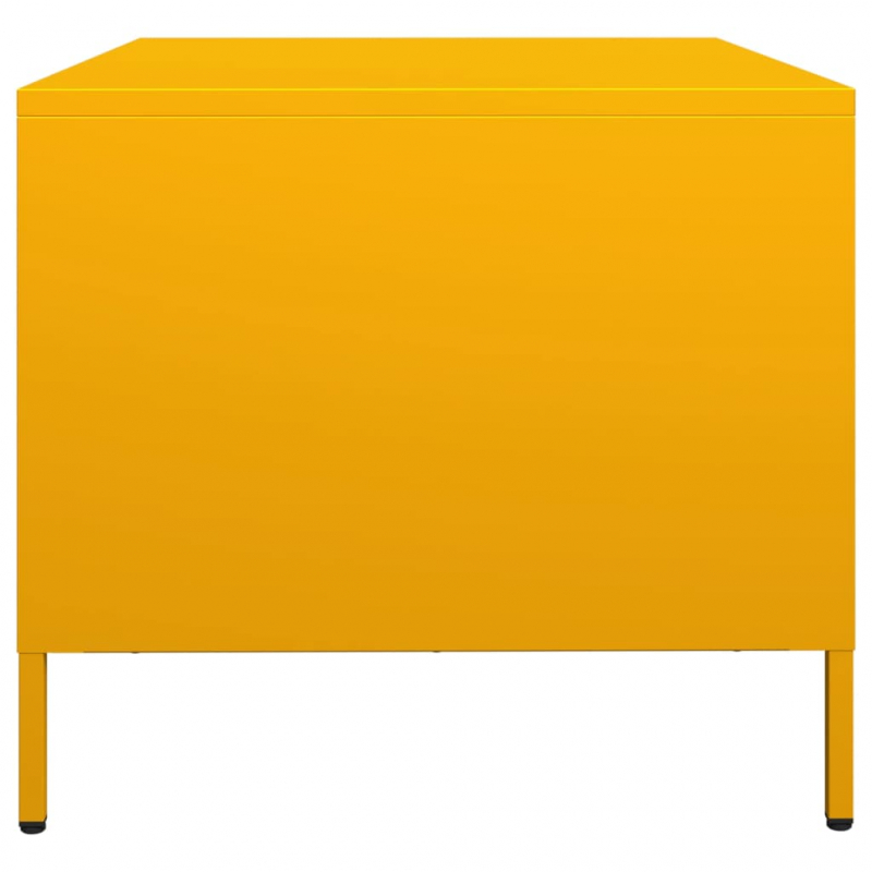 TV-Schrank Senfgelb 68x50x43,5 cm Kaltgewalzter Stahl