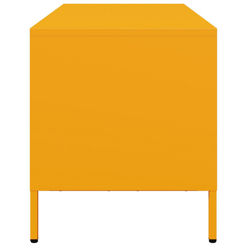 TV-Schrank Senfgelb 68x39x43,5 cm Kaltgewalzter Stahl