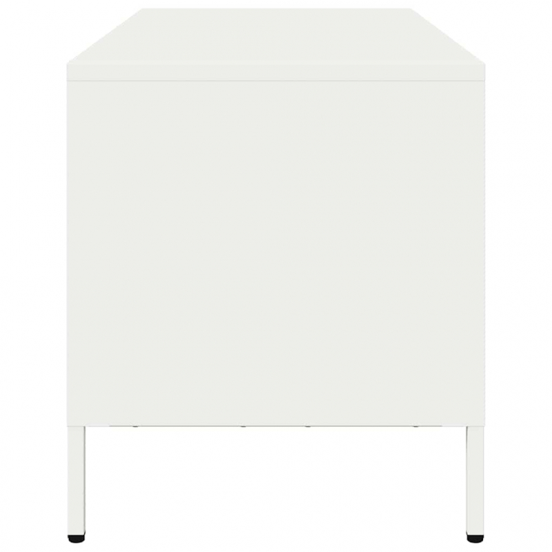 TV-Schrank Weiß 68x39x43,5 cm Kaltgewalzter Stahl