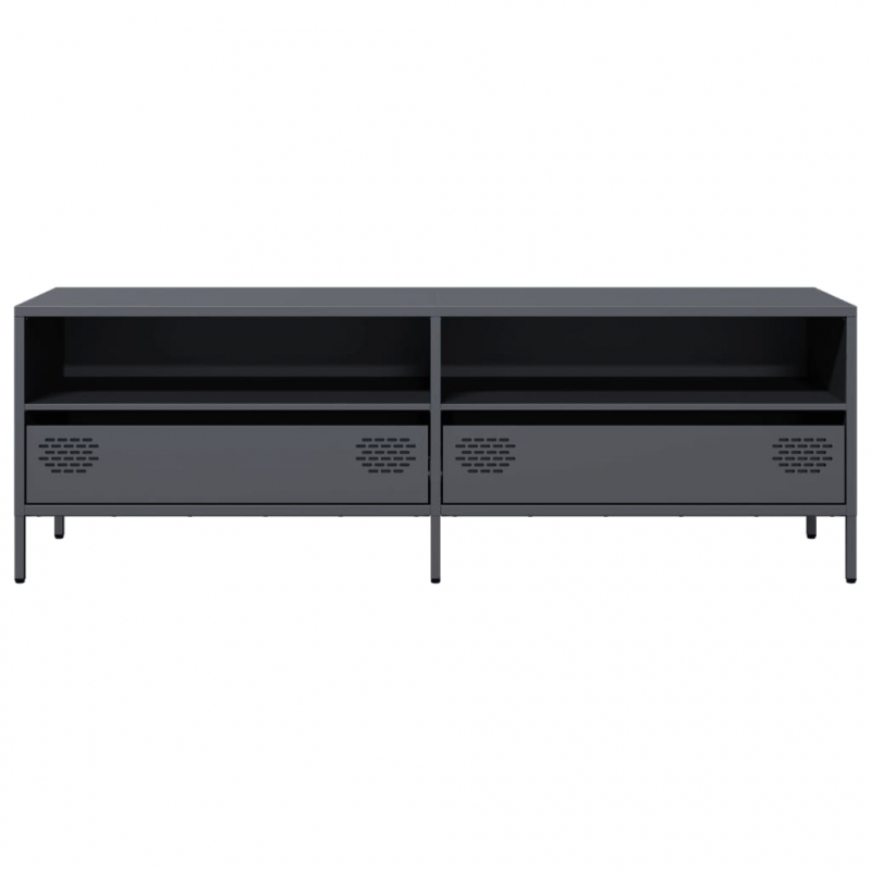 TV-Schrank Anthrazit 135x39x43,5 cm Kaltgewalzter Stahl