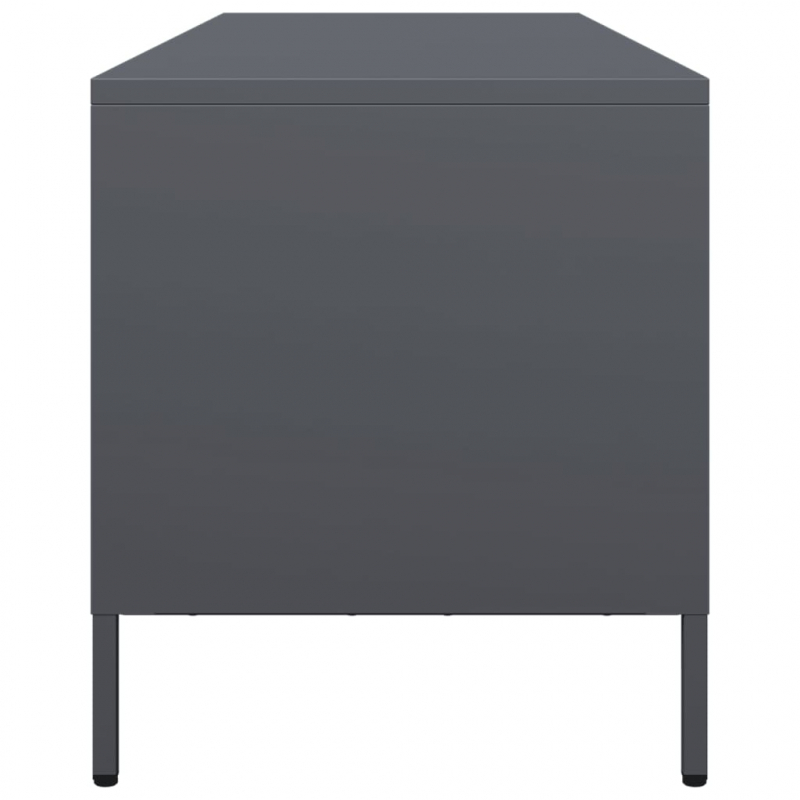 TV-Schrank Anthrazit 135x39x43,5 cm Kaltgewalzter Stahl