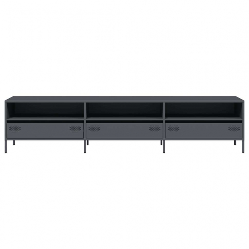 TV-Schrank Anthrazit 202x39x43,5 cm Kaltgewalzter Stahl