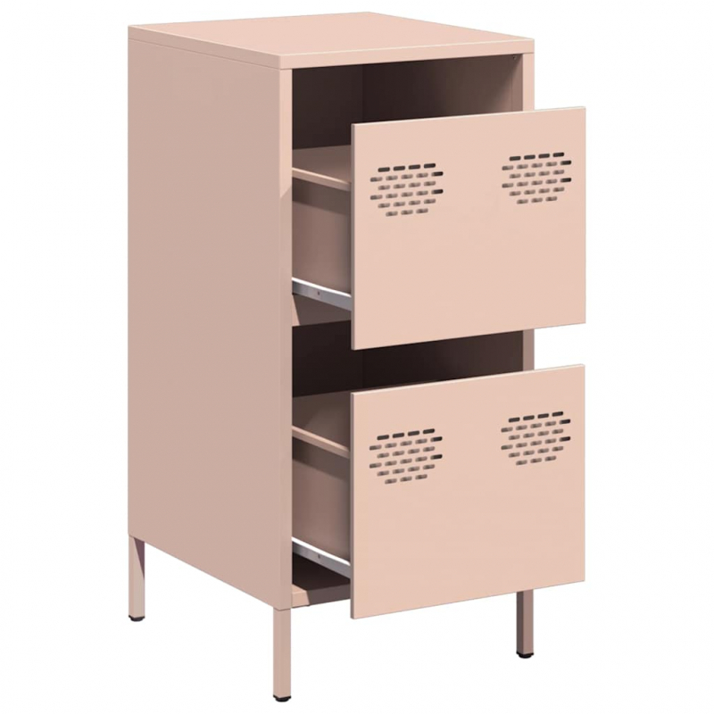 Sideboard Rosa 35x39x73,5 cm Kaltgewalzter Stahl