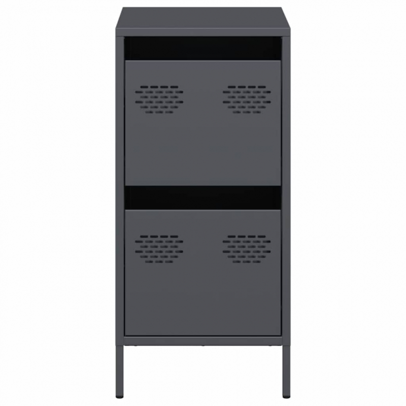 Sideboard Anthrazit 35x39x73,5 cm Kaltgewalzter Stahl