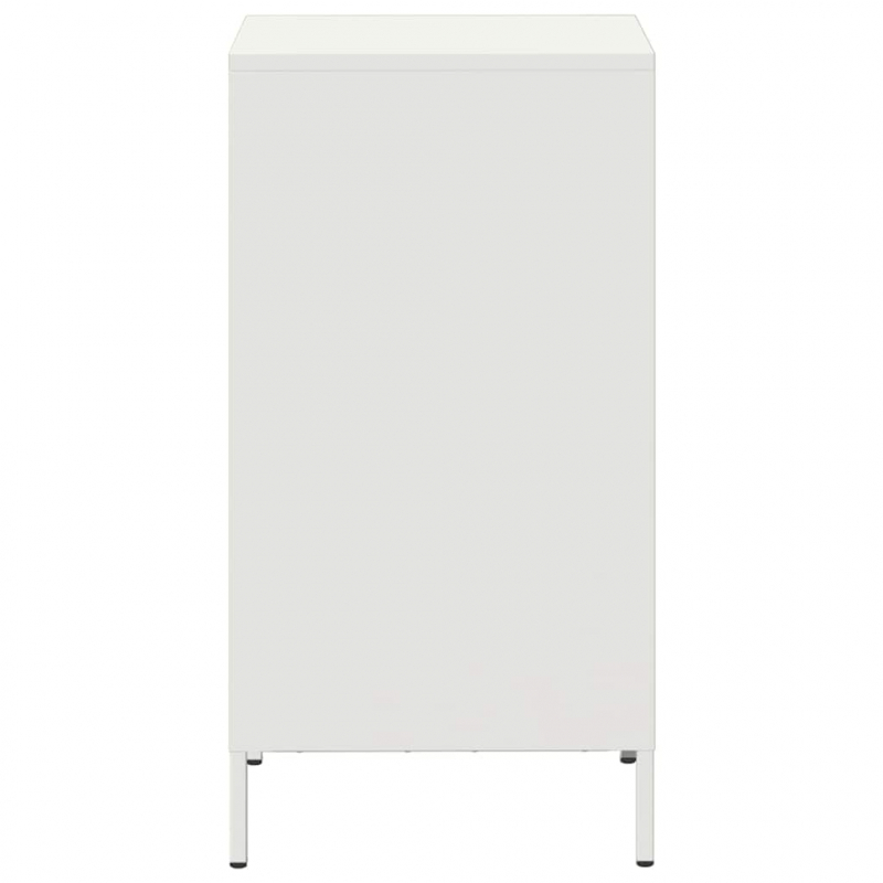 Sideboard Weiß 35x39x73,5 cm Kaltgewalzter Stahl