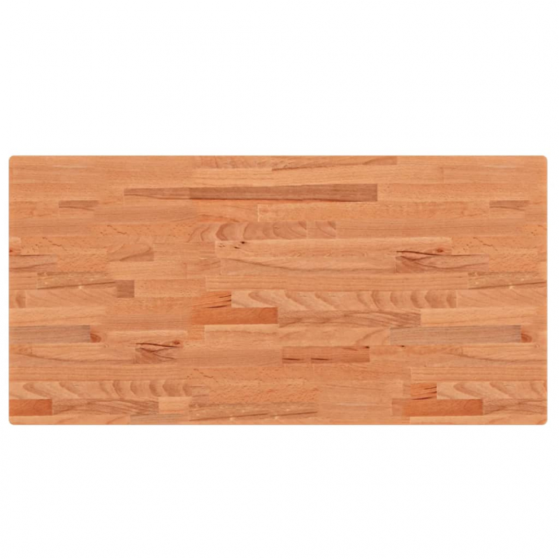 Waschbeckenregal Wandmontage Stahl und Massivholz Buche