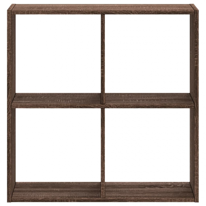 Bücherregal Braun Eichen-Optik 68,5x32x68,5 cm Holzwerkstoff