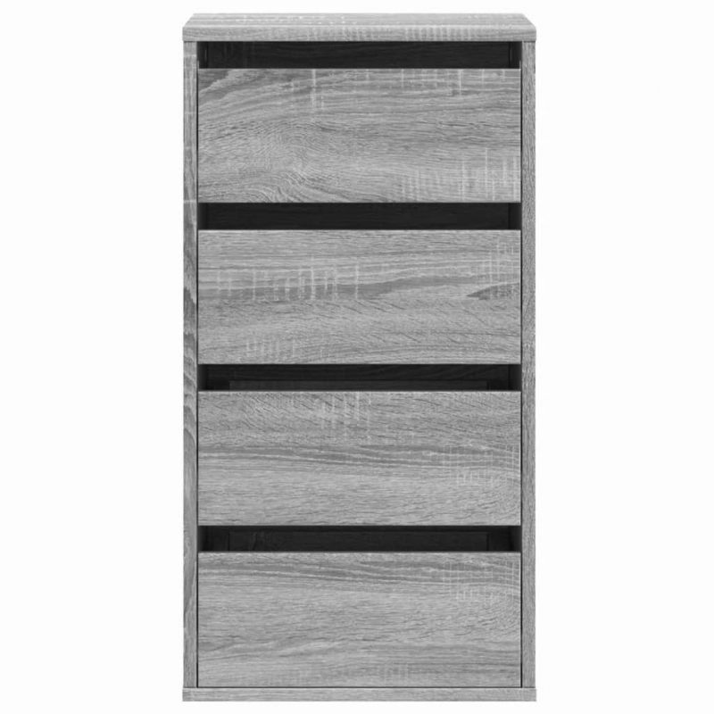 Kommode Grau Sonoma 40x41x76 cm Holzwerkstoff