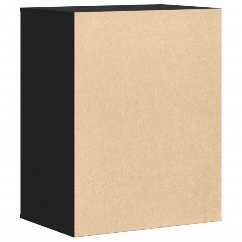 Kommode Schwarz 60x41x76 cm Holzwerkstoff