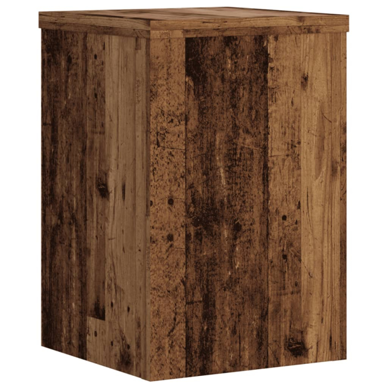 Pflanzenständer 2 Stk. Altholz-Optik 20x20x30 cm Holzwerkstoff