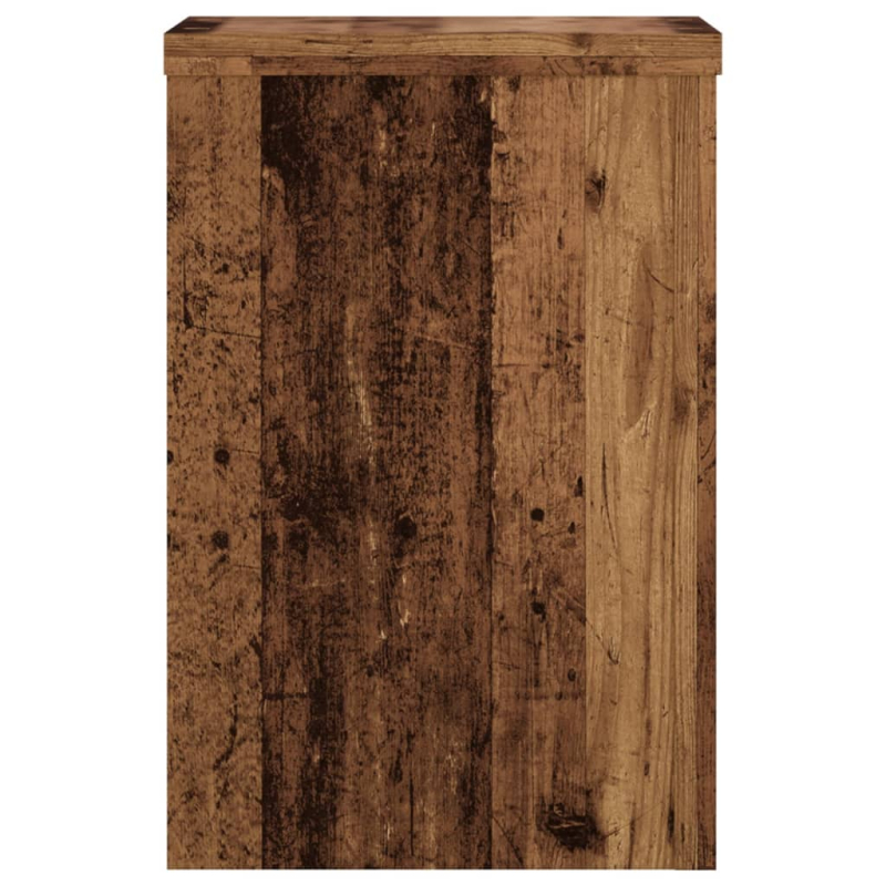 Pflanzenständer 2 Stk. Altholz-Optik 20x20x30 cm Holzwerkstoff