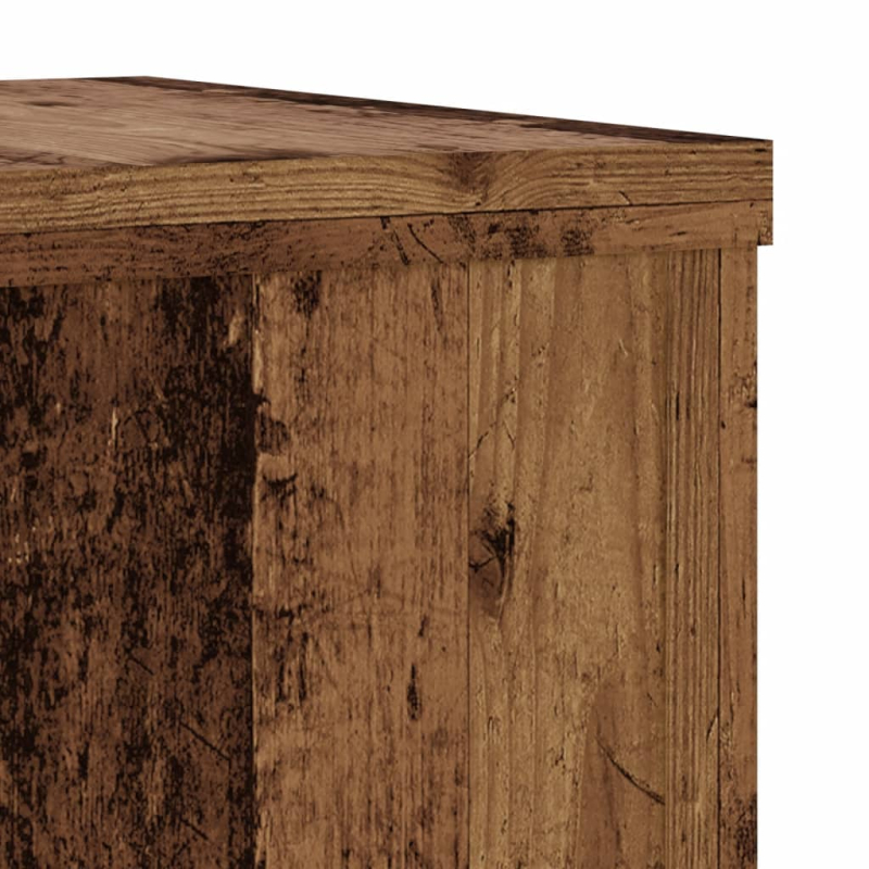 Pflanzenständer 2 Stk. Altholz-Optik 20x20x30 cm Holzwerkstoff