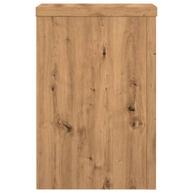 Pflanzenständer 2 Stk. Artisan-Eiche 25x25x35 cm Holzwerkstoff