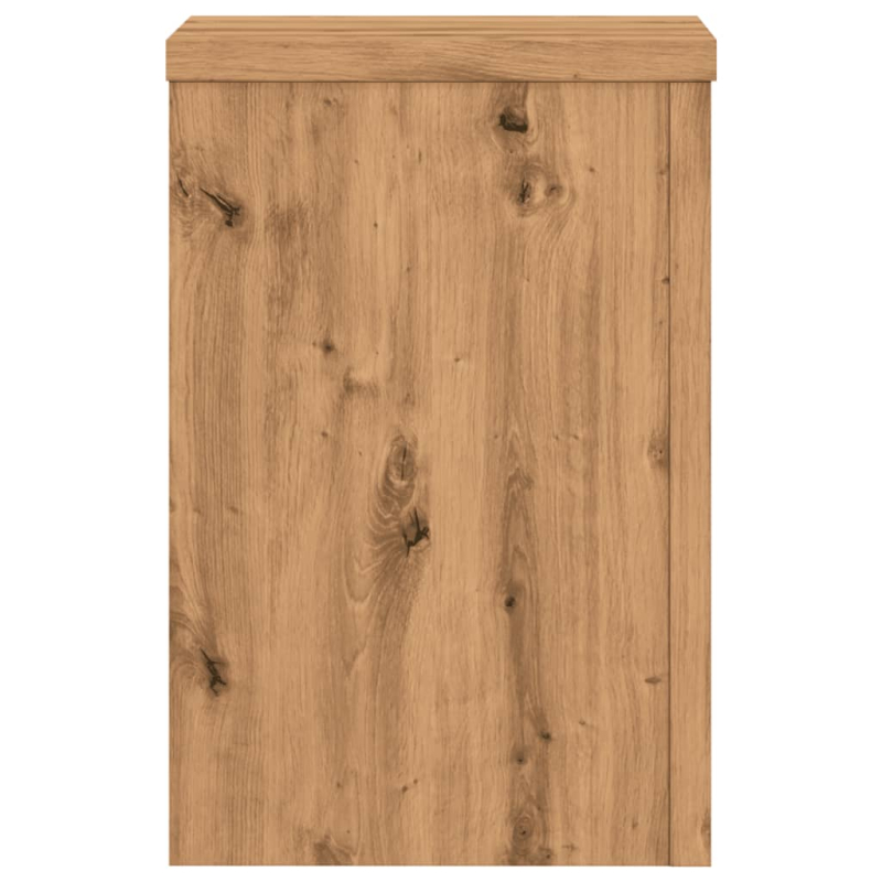 Pflanzenständer 2 Stk. Artisan-Eiche 25x25x35 cm Holzwerkstoff