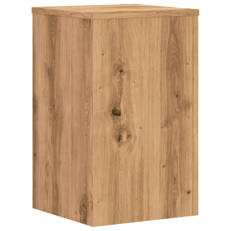 Pflanzenständer 2 Stk. Artisan-Eiche 30x30x50 cm Holzwerkstoff