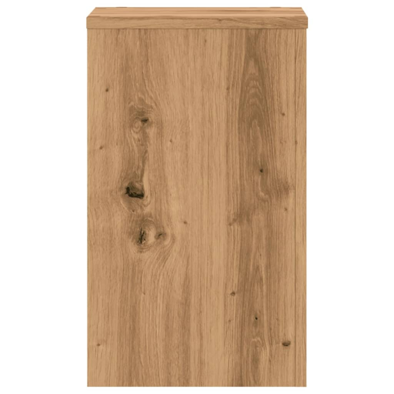 Pflanzenständer 2 Stk. Artisan-Eiche 30x30x50 cm Holzwerkstoff