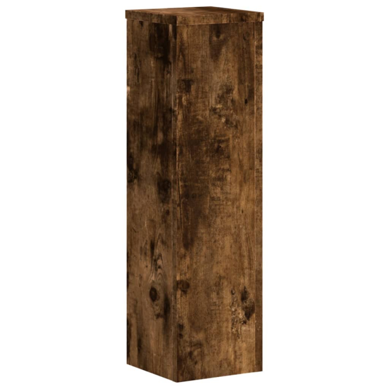 Pflanzenständer 2 Stk. Räuchereiche 17x17x60 cm Holzwerkstoff