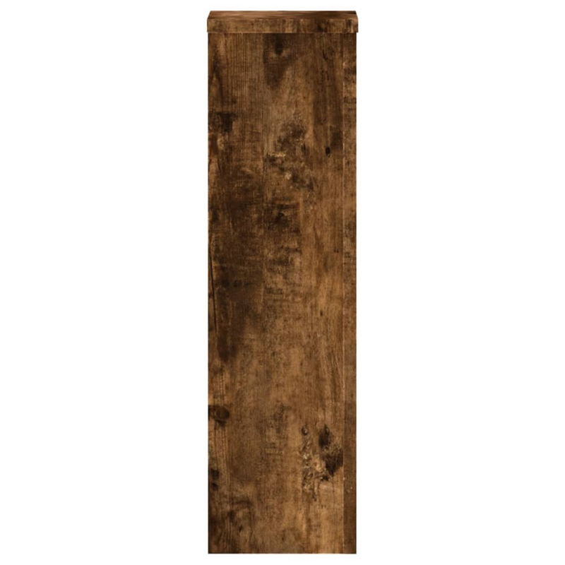 Pflanzenständer 2 Stk. Räuchereiche 17x17x60 cm Holzwerkstoff
