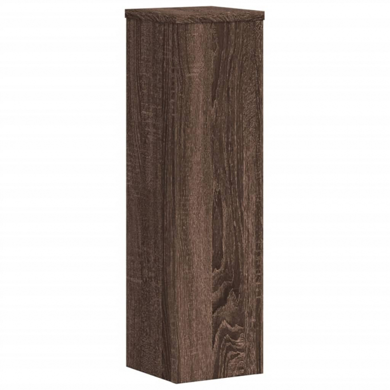 Pflanzenständer 2 Stk. Eichen-Optik 17x17x60 cm Holzwerkstoff