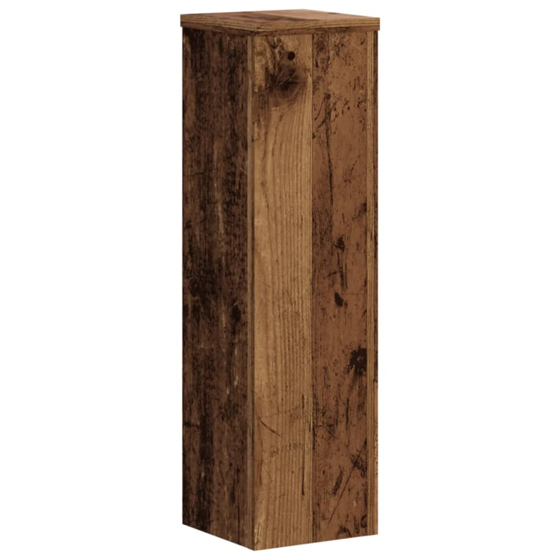 Pflanzenständer 2 Stk. Altholz-Optik 17x17x60 cm Holzwerkstoff