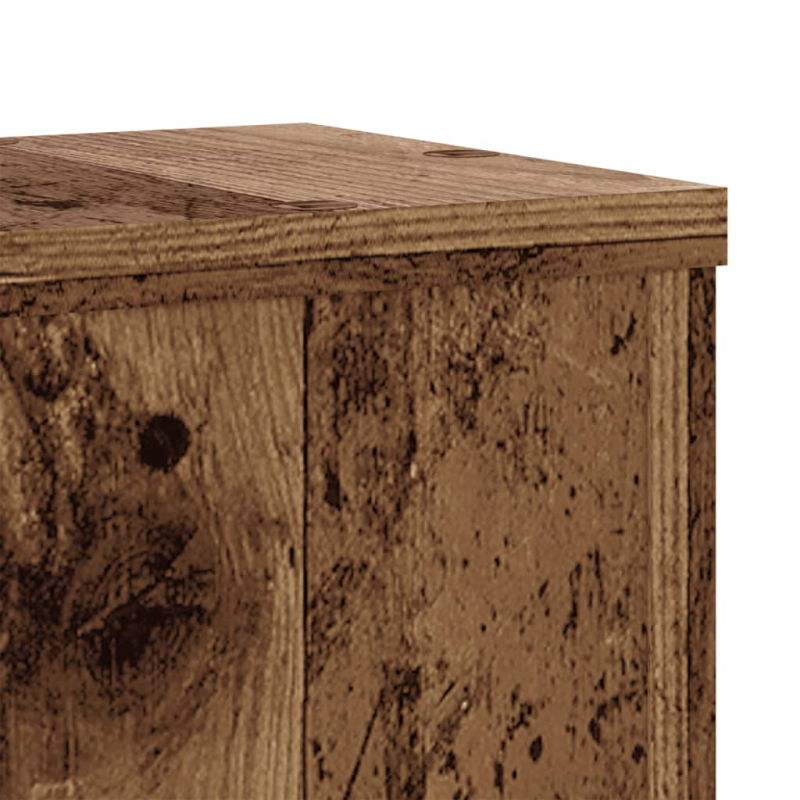 Pflanzenständer 2 Stk. Altholz-Optik 17x17x60 cm Holzwerkstoff